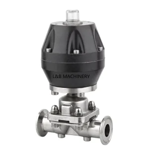 Food Grade SS316L Pneumatic Diaphragm Control Valve