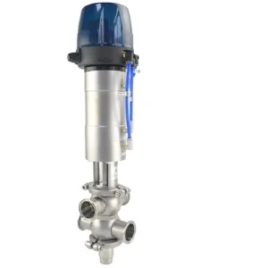 Food-Grade Sanitary Stainless Steel 304/316L Mix-Proof Valve