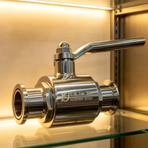 Food Grade Sanitary Straight 316L Stainless Steel Manual Handle Ball Valve for Beer Dairy Pharmaceutical Pipeline System