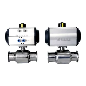 Food Grade Stainless Steel 304/316L Sanitary Manual Three-Piece Welded Ball Valve for Milk and Beverage Pipelines