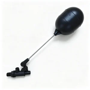 For Water Tank Livestock 1 2 Inch Thread 5 Inch PE Float Ball SS201 Rod Automatic Water Level Control ABS Float Valve