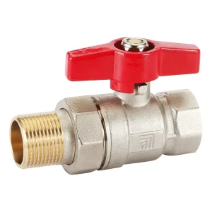 Forged Brass Ball Valve DN15 DN20 DN25 TZK T429 Water Manual OEM Nickel Plated