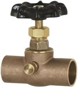Forged Bright Bore Brass Reducing Stop Valve 1 2″ NPT Lead Free Anti Corrosion for High Pressure Systems (ISO 9001 Certified)