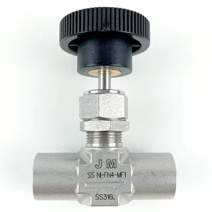Forged High-Temperature Medium-Pressure Male/Female Stainless Steel Needle Valve for Gas, Water, and Oil Control