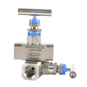 Forged Stainless Steel High Pressure Instrument Female Needle Valve 3000 to 10000 PSI NPT