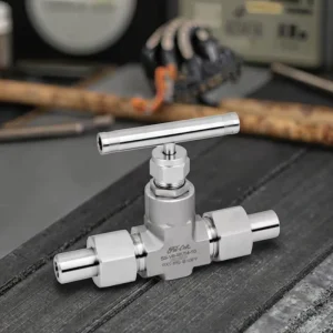 Forged Stainless Steel Needle Valve 6000PSI Durable for Type Water Manual SS V6