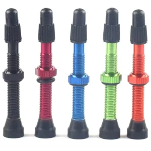 French Valve Tubeless Stems Aluminium Alloy Super Light 6g No Leak Durable 44mm Customizable Packaging Multiple Colors