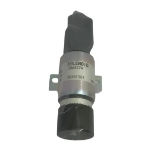 Fuel Shutoff Solenoid Valve 24V 3864274 For Excavator R140 7 R210 7 R220