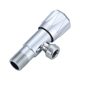 Fujian Iron Material Triangle Ms Angle Cock Valve Chrome Finish Hydraulic Powered 1 2″ Water Use