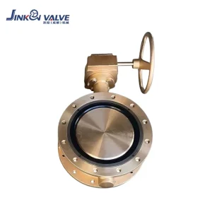 Full Aluminum Bronze JIS F Marine Double Offset Butterfly Valve Non Magnetic Entire Valve Long Corrosion Resistant Life