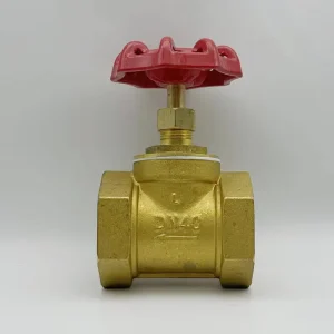 Full Brass Gate Valve Female Thread On off Stop Valve Before Water Meter DN15 Port Size for Tap Water Pipeline