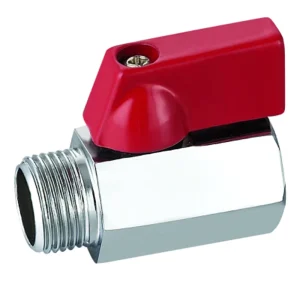 Full Diameter Female and Male Thread Brass Ball Valve Mini Ball Valve