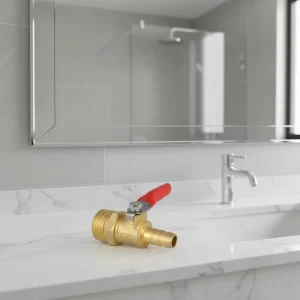 Full Port 1/4 Mini Ball Valve Manual Water Hose 12mm Barb Type