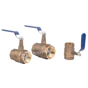Full Port Heavy Duty Brass Ball Valve with Extended Lever Handle 1/2 to 2 NPT BSP PN25 Industrial Valve for Water Gas Oil