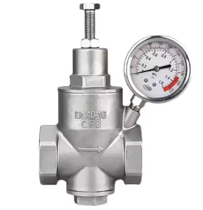 Furui Y11X PN16 Stainless Steel 304 Threaded Piston Type Adjustable Manual ISO9001 & CE Certified Pressure Reducing Valve