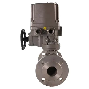 GB Standard Stainless Steel 2-Way Flange Ball Valve with Pneumatic Actuator and Electric Motorized Control