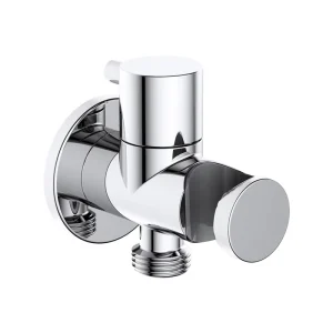GEE N High Quality G1 2 Chrome Full Brass Cold Water Angle Valve With Bracket