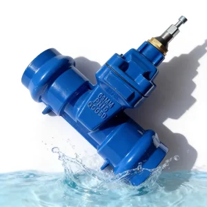GGG50 Gate Valve PN16 Socket Joint for PE Pipe Ductile Iron GJS500 Soft Sealing Underground Irrigation Municipal Pipeline