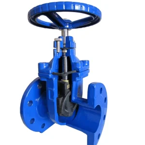 GGG50 PN16 Flanged Rising Stem Soft Seal Ductile Iron Manual Acid Gate Valve