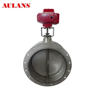 Gas Air Butterfly Valve for Industrial Use Customized Electric Ventilation Butterfly Valve
