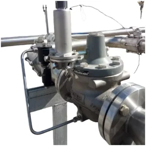 Gas Skid Systems Customized EZR Series Pressure Reducing Regulator Flange End Pilot operated Regulator Supplier Price