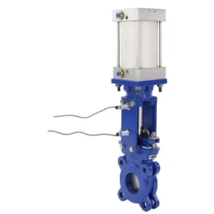 Gate Valve Carbon Steel Compact Flanged Pneumatic GVKR3431M 1W Fb 2P Wafer Type
