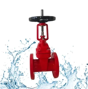 Gate Valve Ductile Iron Extension Stem Buried Soft Seal NRS DN150 600 Class 150 Flange Manual Underground Water TG ANSI