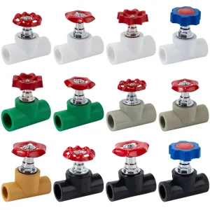 Gate Valve Shut-off Valve 4 Points 20 25 32 Rising Stem PE Tap Water Copper Core PPRPE Model PPR Pipe Fittings