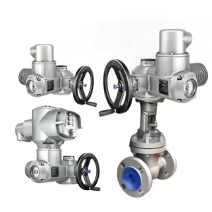 Gate Valve and AUMA SAR SA Multi-turn Electric Actuator with Actuator Controls