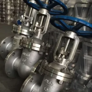 Gear Operated Stainless Gate Valve 316L Class 600 RF Flanged Flexible Wedge Pipeline Crude
