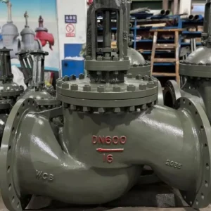 Gear-Operated Stainless Steel Globe Valve 316L Class 600 RF Flanged High-Pressure Pipeline Throttle