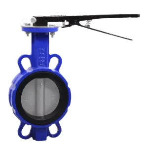 General purpose Handwheel operated Wafer style Centerline Butterfly Valve EPDM Soft sealed Water Supply Chemical Valve Nickel