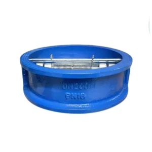 Ggg40 Body 304 Disc Double Door Hydraulic Wafer Type Dual Plate Check Valve for Water and Gas Gate Structure