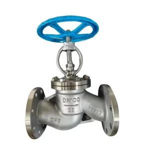 Globe Valve Price List Factory Direct High Quality Stainless Steel DIN Flange Oil Stop High Temperature Industrial Valve Parts