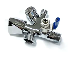Good Price G1 2″ G3 4″ G3 8″ Six Way Washing Machine Brass Angle Valve for Bathroom Garden