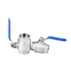 Good Quality Ball Valve Stainless Steel SS316 Manual Vacuum Ball Valve SS304 2 Pieces Casting Female Thread Ball Valve
