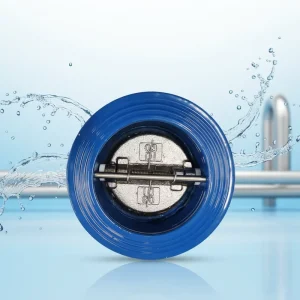 Good Quality Cast Iron Wafer Type Double Door Dual Plate Manual Safety High Temperature Check Valve
