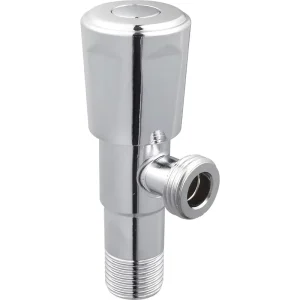 Good Quality Stainless Steel Chrome Water Stop Angle Valve for Bathroom Toilet