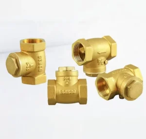 Grade Full Brass Horizontal Check Valves Female Threaded One Way Valves