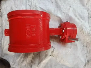 Grooved Butterfly Valve Fire Fighting Globe Valve Clamp Type Turbine Signal Butterfly Valve 4 Inch Hydraulic Model D381X