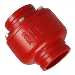 Grooved Fire Silent Check Valve Ductile Iron Noise Reduction Check Valve for Fire Sprinkler DN50 DN300 PN16