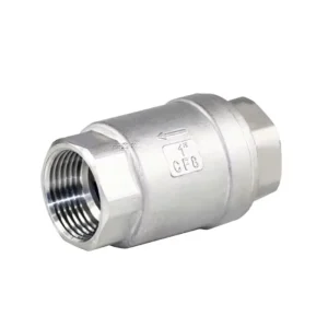 H12 Stainless Steel Threaded Vertical Check Valve One-way Valve Is Used for Water