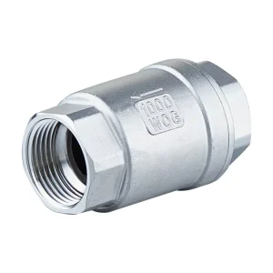 H12W Stainless Steel 304/316 Manual Female Threaded Non Return Valve ISO9001 CE Certified for Water Oil Gas 1 in
