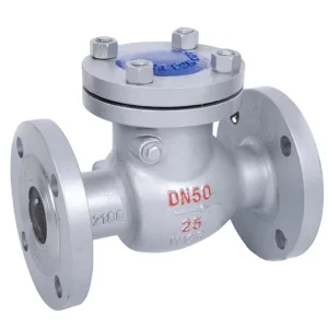 H44W-16 Flanged Industrial 1.6Mpa Stainless Steel Swing Check Valve DN15-DN300 Manual Non Return Valve for Steam & Oil