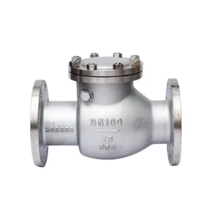 H44W-16P Stainless Steel 304 Flange Check Valves Swing Type, Valve Swing Check, Casting Non Return SS304 Vacuum Swing Check Valve