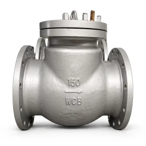 H44W 16P Stainless Steel Manual Swing Check Valve DN15 DN300 Flanged Non-return Valve Water Vapor Oil