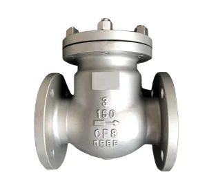 H44W 16P Stainless Steel Swing Check Valve Flanged Manual Water High Pressure