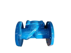 H44X 4 Inch EPDM Sealing Rubber Disc Check Valve Flange Clamp connected Swing Type One way Valve for Water Pipelines