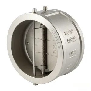 H76W 16P Face to Face Double Leaf Check Valve Industrial Pipeline Anti Backflow Butterfly Valve for Water Gas and Oil Pipelines