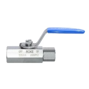 HBB Series Stainless Steel Manual Ball Valve 2000psi BSPT/NPT Thread OEM Customization Supported Gas API6D/API598